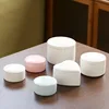 simple round ceramic jewelry storage box jewelry jar makeup box 3