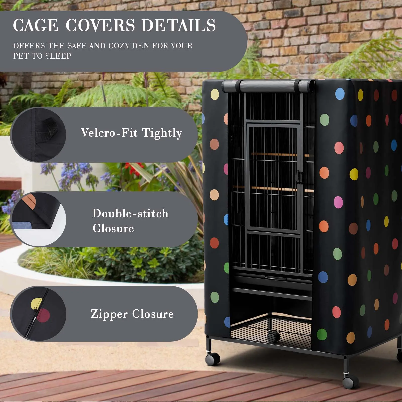 Breathable Bird Cage Cover 5