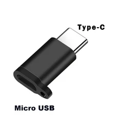 USB Type-C to Micro USB Adapter for Chargers and Data Cables (Type C Male)