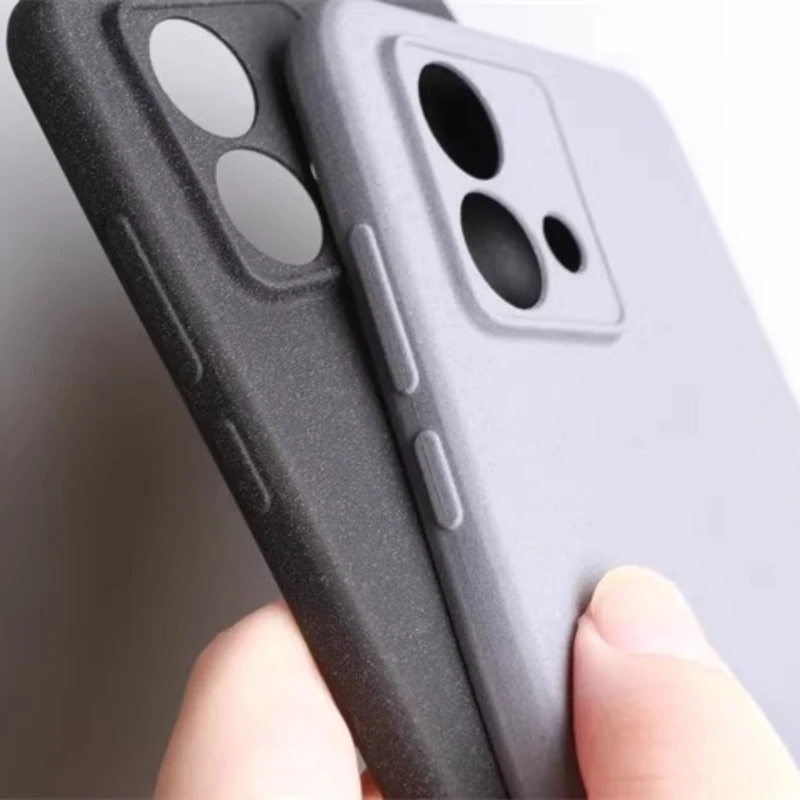 Matte Soft Silicone Ultra Thin Sandstone Phone Case - Stylish Protective Back Cover