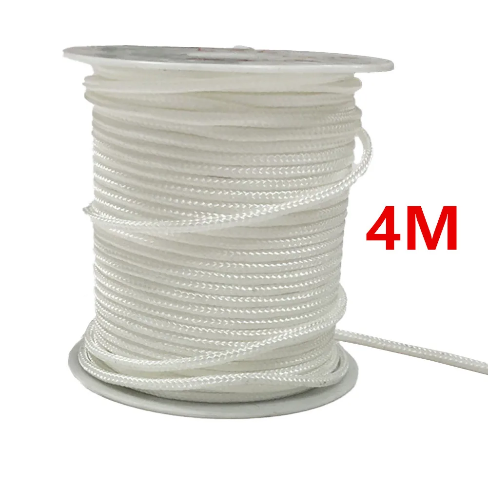 Nylon Starter Pull Cord Recoil Rope Replacement For Lawnmower Chainsaw  Strimmer Hedge Trimmers 2.5mm 3mm 3.5mm 4mm