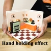 1:12 Dollhouse Miniature DIY Milk Tea Coffee Super Shop Series Furniture Bakery Fruit Set Micro House Kitchen Toy Gift 3