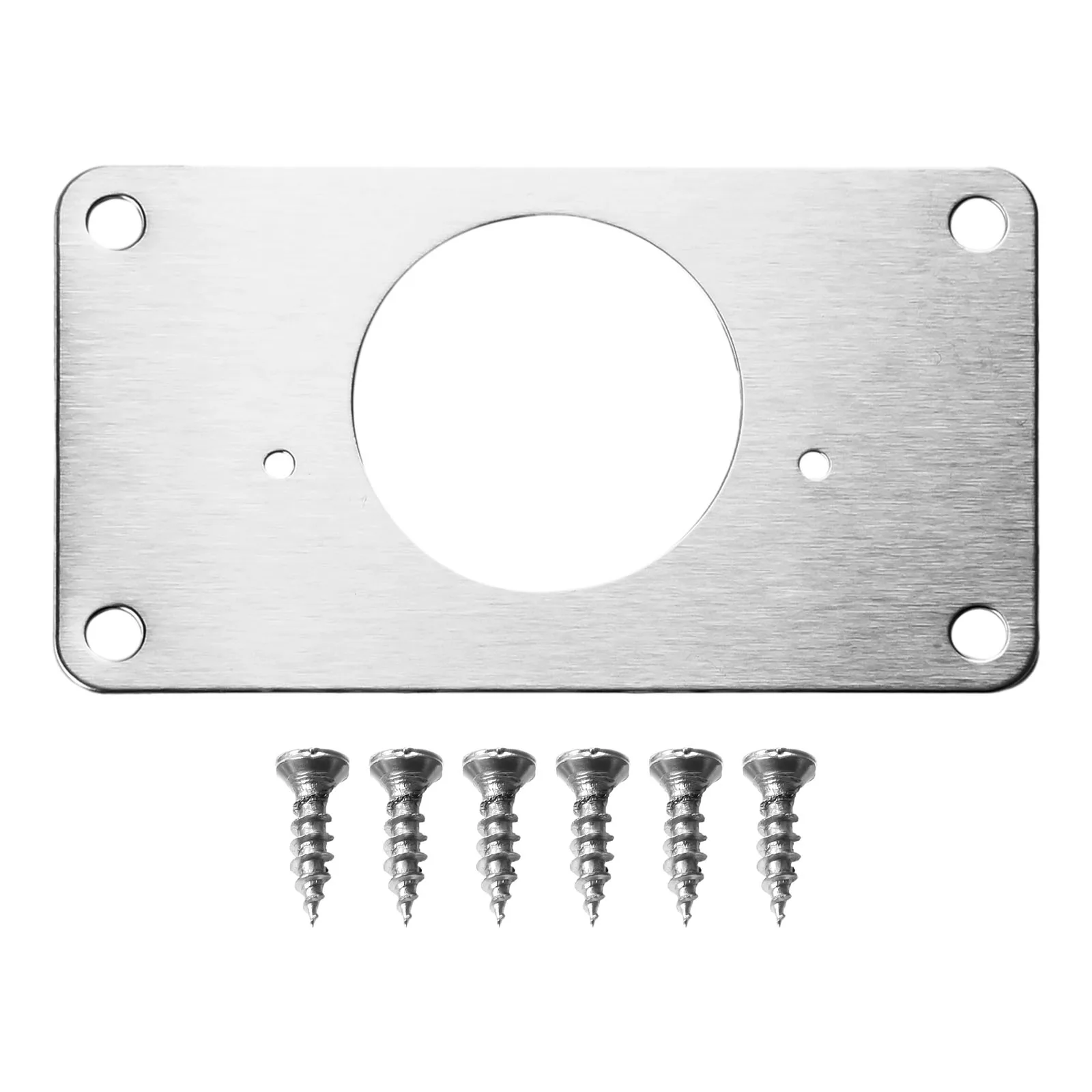 Description Picture 4 of itemCabinet Hinge Repair Plate Kit Stainless Steel Door Hinge Mounting Plate With Holes For Home Kitchen Cupboard Furniture