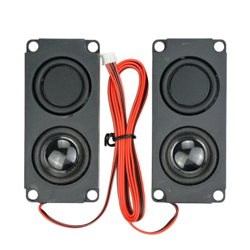 Altoparlante Quadrato Sistema Altoparlanti Con Woofer Per Bassi Trombe Portatili Da 100X45 Mm