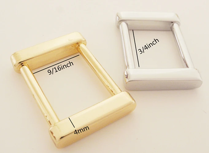 

6pcs Square Rings, Belt Buckle,Bag Findings,Bag Rings,Dog Leash Ring Inner 3/4 Inch DR-038