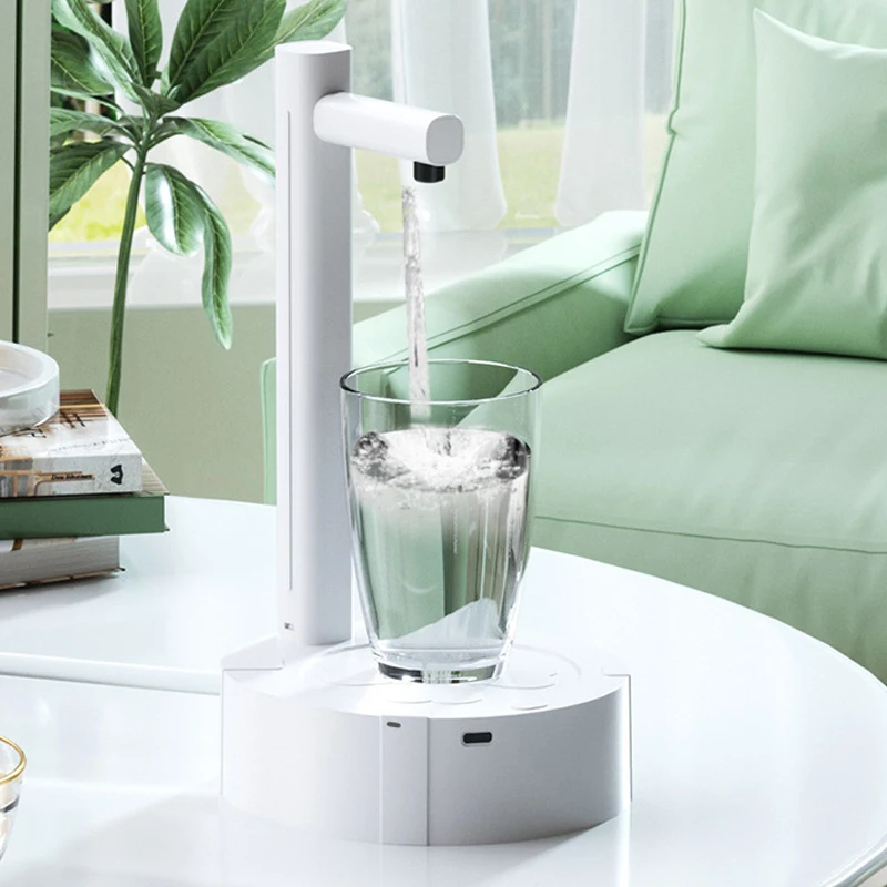 Portable Desktop Electric Water Dispenser Rechargeable Bottle Barreled Gallon Pump Automatic Drink Water Machine Juice Dispenser 2