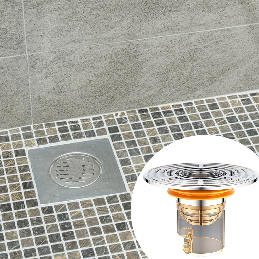 

Shower Floor Drain Backflow Preventer Rustproof Drain Magnetic Plug For Washroom