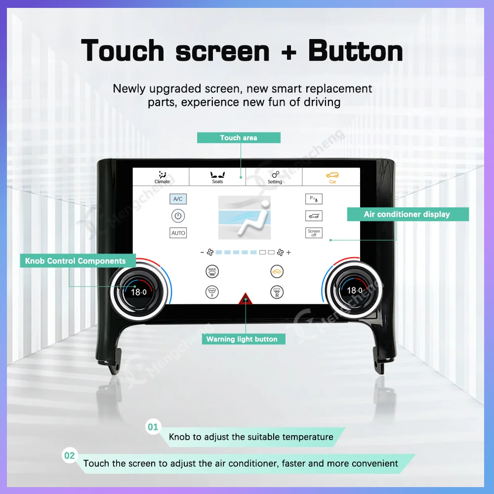 10.1 Inch Ac Paneel Display Lcd-Scherm Voor Land Rover Range Rover Sport L320 2009-2013 Air Condition Control Touch Klimaat