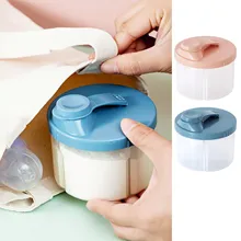 

4-Grids Feeding Food Container Baby Food Storage Box Portable Baby Milk Powder Formula Dispenser for Kids Care Travel Bottle