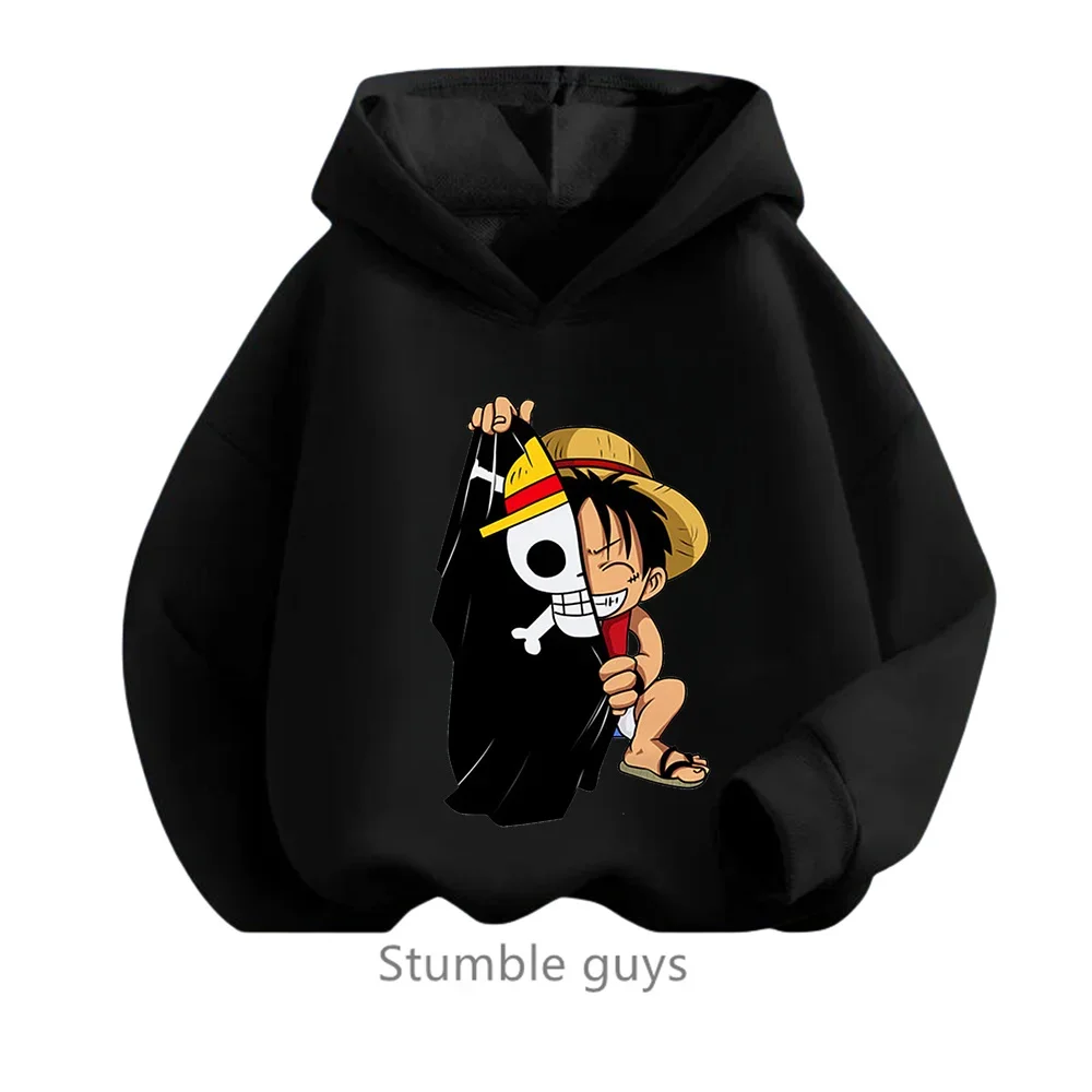 thumbnail image 1 of Sudadera con capucha de una pieza, ropa de anime para niños, ropa para niños, primavera y otoño, ropa para niñas, sudadera con dibujos animados de Luffy Zoro, traje para adolescentes, camisetas con ca, 1 of 5