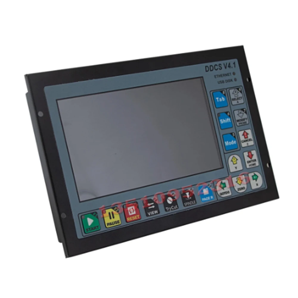 최신 ddcsv3.1/ddcsv4.1 CNC 오프라인 USB 컨트롤러 G 코드 3 축 4 축 + 비상 정지 핸드 휠 + 75W24V 전원 공급 장치, 최신