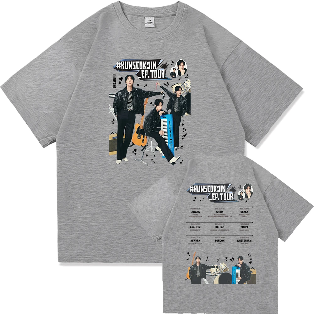 Jin Runseokjin EP Tour 2025 T Shirt Hot Fashion Men/Womne New