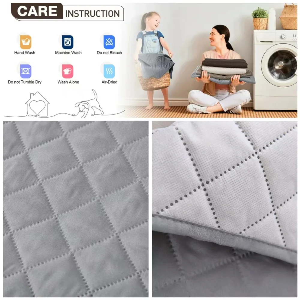 Solid Color Recliner Sofa Cover Dogs Pets Kid Anti-Slip Chair Covers Anti-wear Armchair Slipcovers Furniture Protector 5