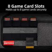 Savage Raven by Skull & Co. EDC Carrying Case for Nintendo Switch 2 Portable Hard Shell Storage Bag for NS2 Game Console