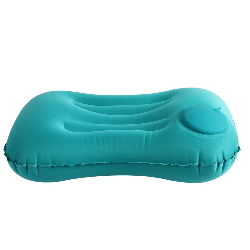 Travel Pillow Air Inflatable Airplane Car Pillows Pillow Folding Press Type Bed Pillow Neck / Waist Cushion Home Office Supplies 2
