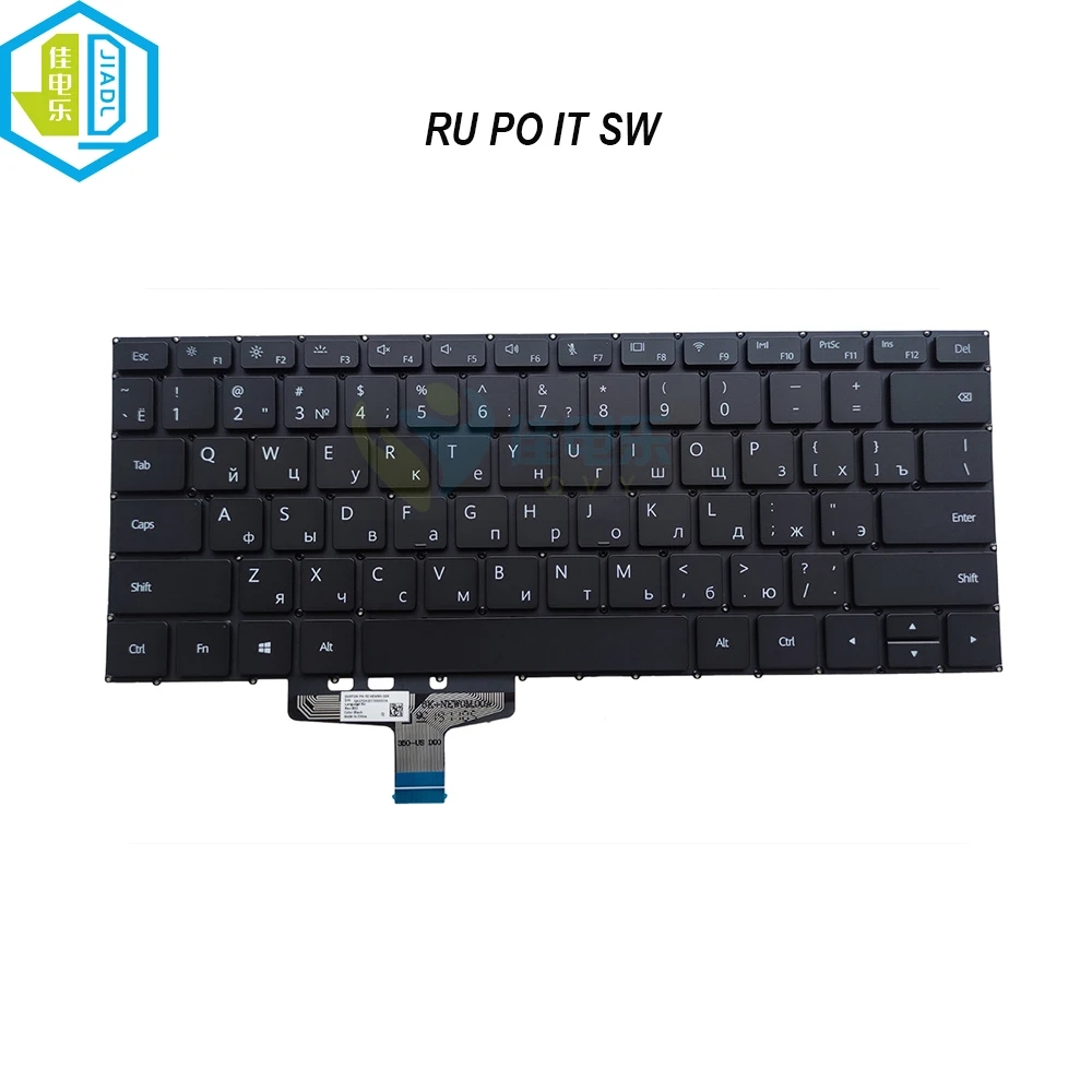 

Laptop RU Russian Swiss Italiano Portuguese Keyboard For HUAWEI MateBook 13 VLT-W60 W50 WRT-W29E WRT-WX9 W19 HN-W29R WRTB-WFE9L