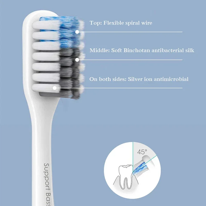 Original Mijia Doctor B Tooth Bass Method Brush Wire Toothbrush Adult Oral Cleaning Teeth For Couple Including Travel Box electric toothbrush toothbrush case