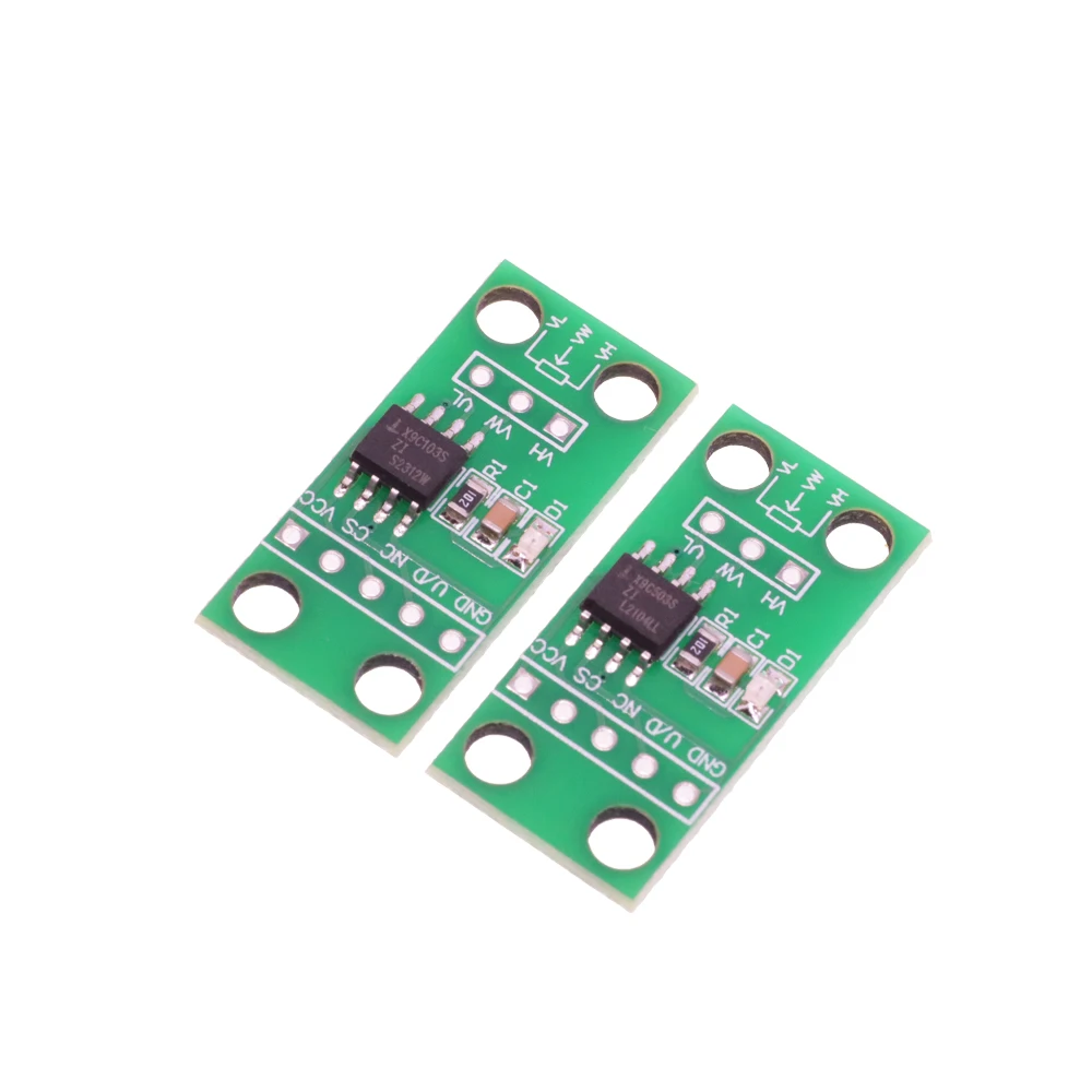 10K 50K Adjustable 100th order Digital Potentiometer Board Module DC3V-5V For Arduino X9C103S X9C503S images - 6