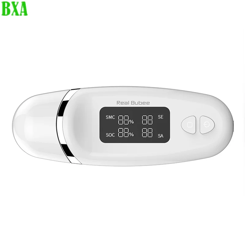 Multi-functional Skin Analyzer Digital Display Skin Moisture Detector Facial Water And Oil Intelligent Detection Pen Spa Monitor 6 in 1 digital ph ec cf meter rh tds tester temperature water quality tester water filter purity monitor multi parameter eu plug