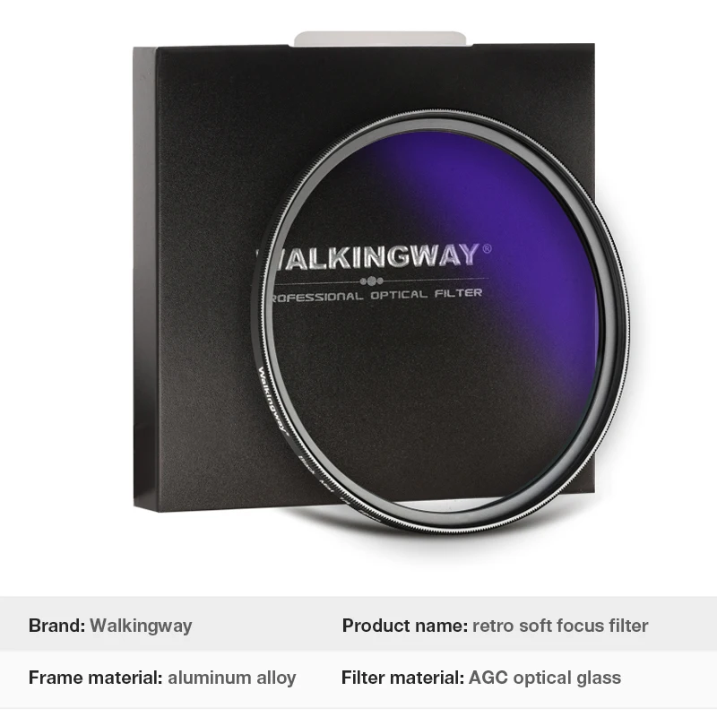 Walking Way Retro Soft Lens Filter Portrait Mist Diffuser For Canon Nikon Sony Camera Dreamy Effect Focus camera lens filter