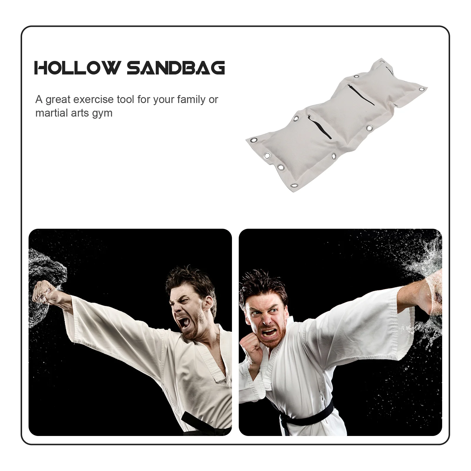 Household Wall-mounted Wing Boxing Bag Fitness Punching Canvas Triplet Empty