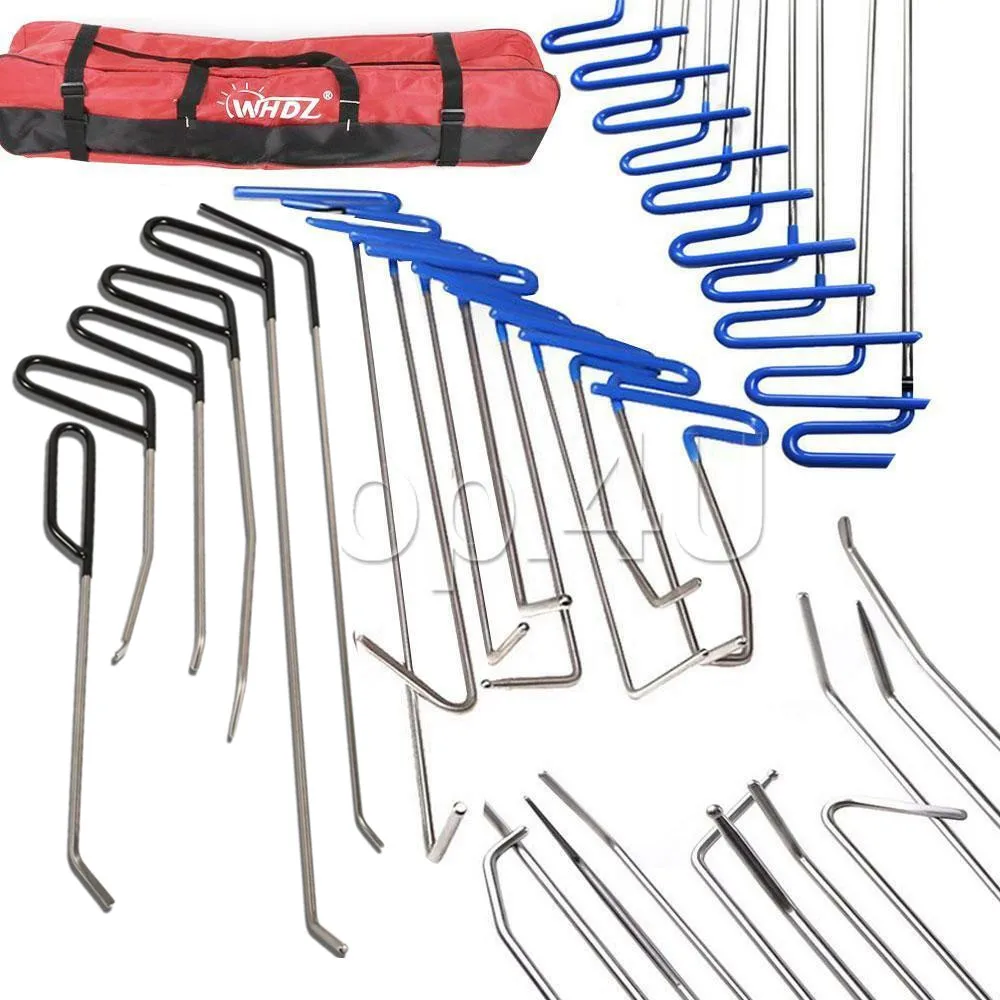 Furuix Car Repair Tools Paintless Dent Removal Tools Kits Dent Push Rods Tools Dent Repair Kit
