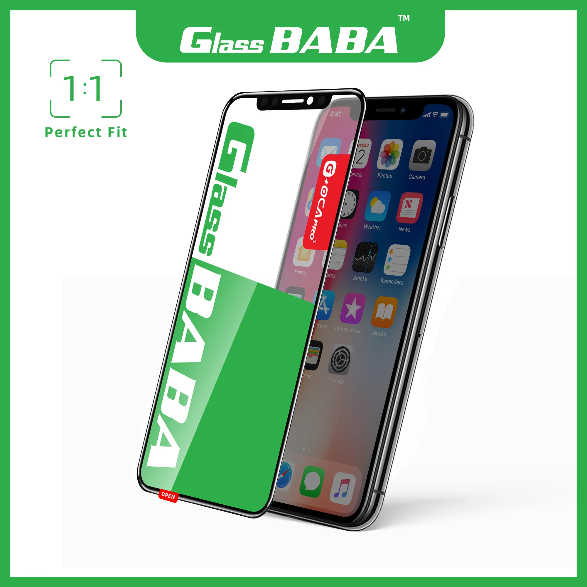 GLASS BABA G+OCA Glass+OCA 2in1 LCD touch lens phone lcd touch lens for iPhone 12 13 11 14 plus 15 16 pro max mini X XS XR MAX 5pcs