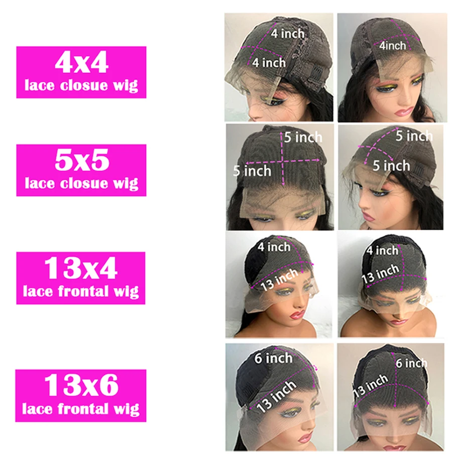 250 Density Body Wave Lace Front Human Hair Wigs 360 Full Lace Frontal Wigs For Women Brazilian 13x6 Pre Plucked With Baby Hair 8