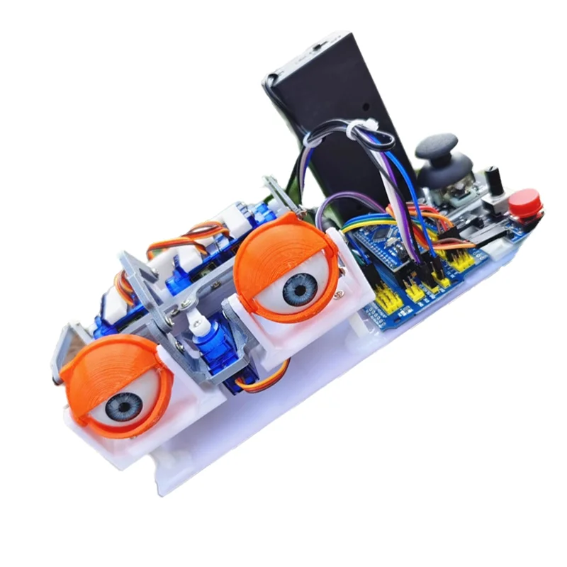 -A89Z Robot per Arduino Macchina robot mobile Occhi biomimetici Robotica Esperimento scientifico Ragazzo Programma Giocattolo STEM Kit - immagine 2
