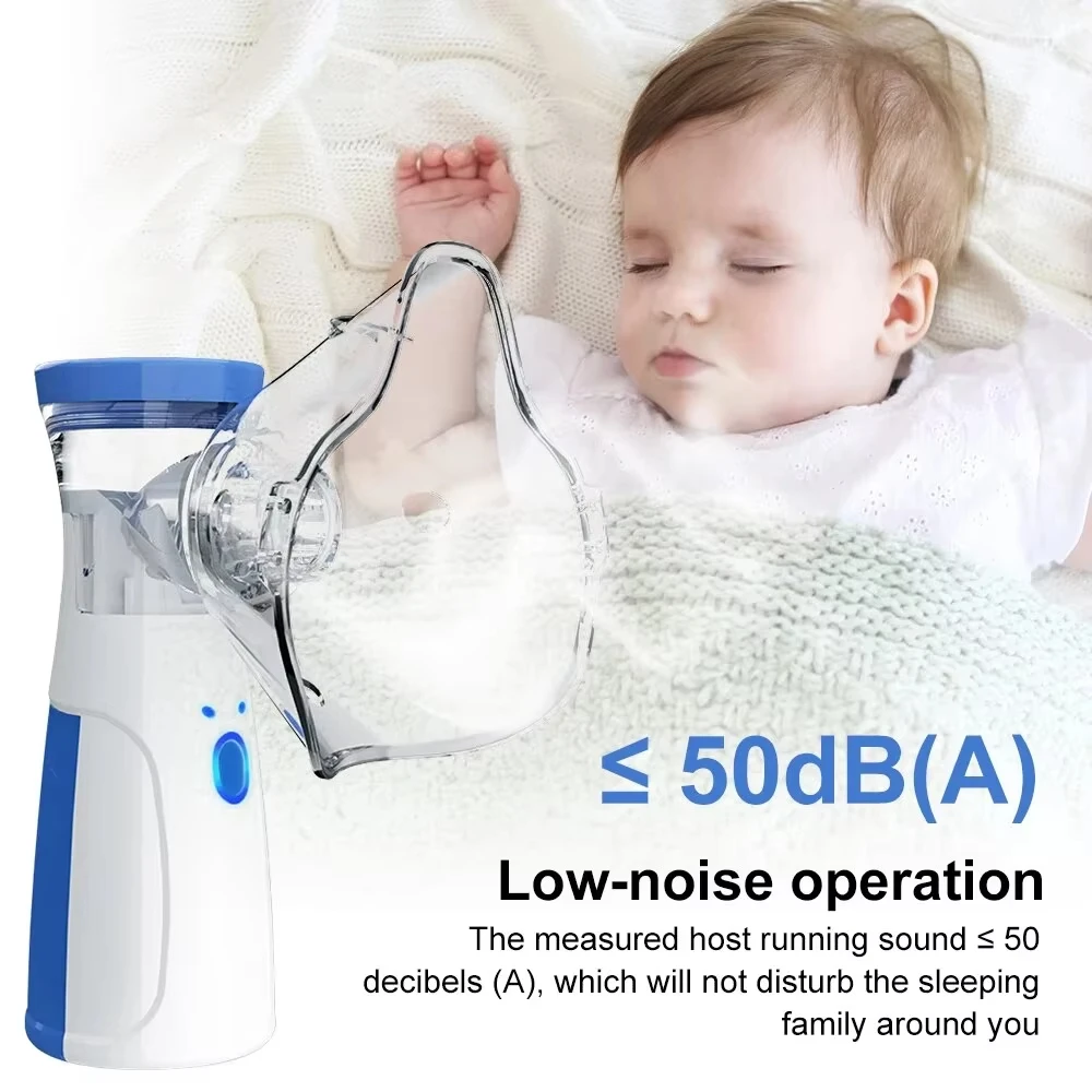 Handheld Portable Autoclean Inhale Nebulizer Mesh Atomizer Silent Inhaler For Adult Kids
