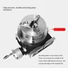 4 inches Milling indexing head rotary table three-jaw chuck universal indexing plate rotating vertical horizontal manual 4