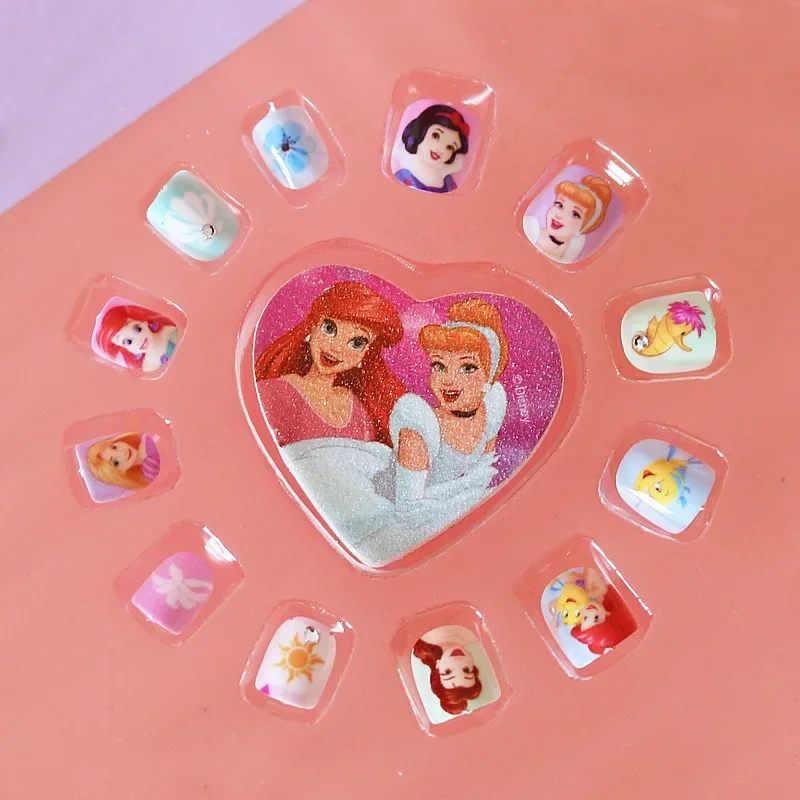 Disney girls Frozen Elsa Princess Children's Stickers Girls Cartoon Nail Stickers Girls Nail Art Toys 3