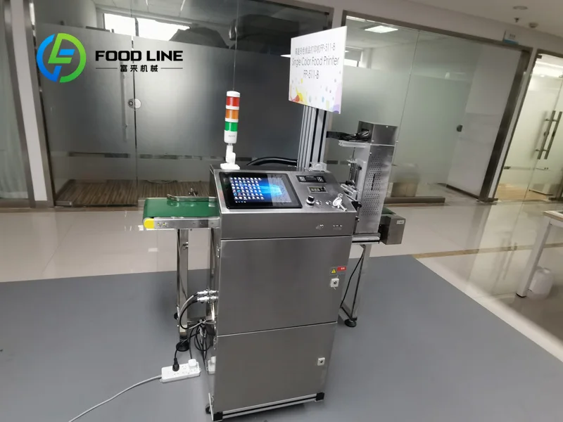 Stampante alimentare personalizzabile ad alta velocità a passaggio singolo per la stampa diretta su alimenti - immagine 4