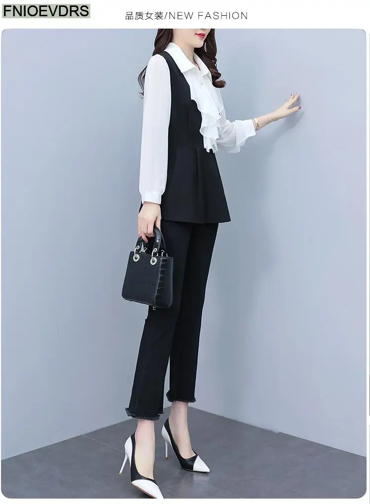 L-5XL Loose Clothes 2024 Women Spring Long Sleeve Elegant Ruffles White Shirts Casual Retro Tunic Peplum Tops And Blouses