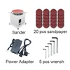 Mini Bench Disc Sander 220V Sanding Roller Electric Edge Sharpener 7 Variable Speed Self-adhesive Benchtop Grinding Machine 2