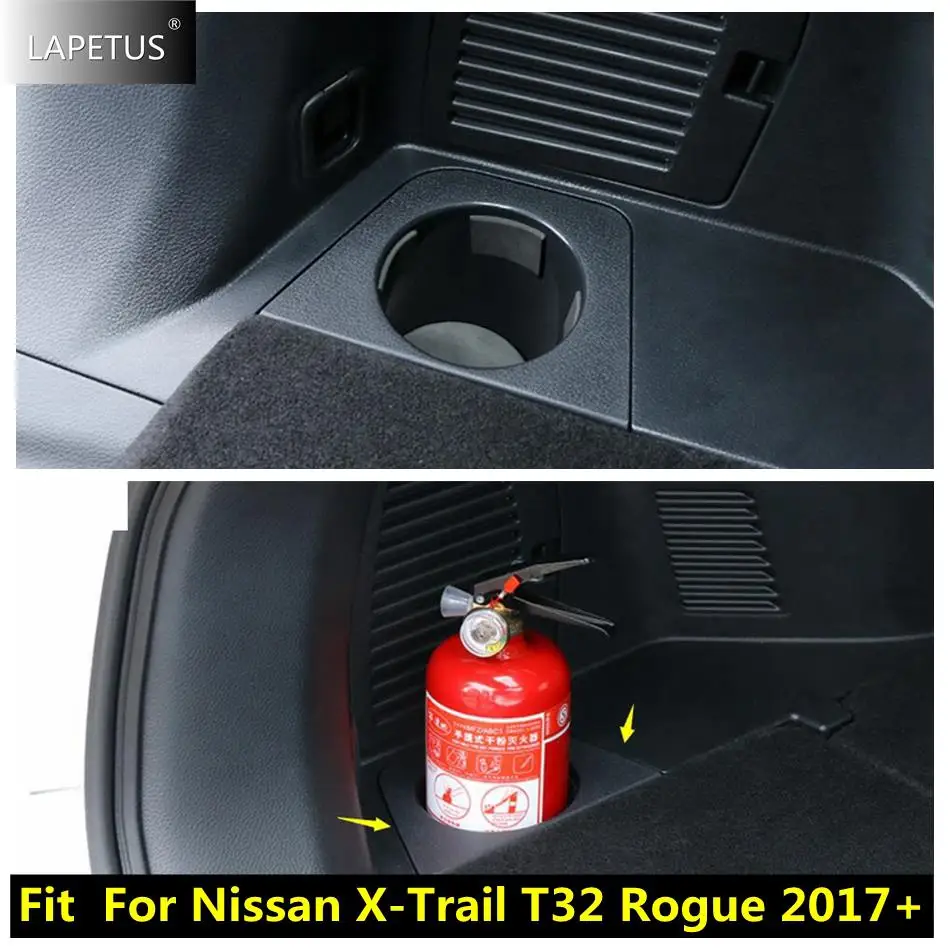 

Car Accessories Fire Extinguisher Cup Holder Case Cover Kit Trim For Nissan X-Trail X Trail T32 Rogue 5 Seat Model 2017 - 2020
