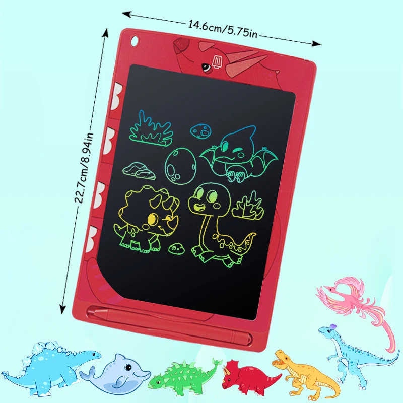 8.5 بوصة LCD تابلت للكتابة لوح رسم رقمي الكرتون من...