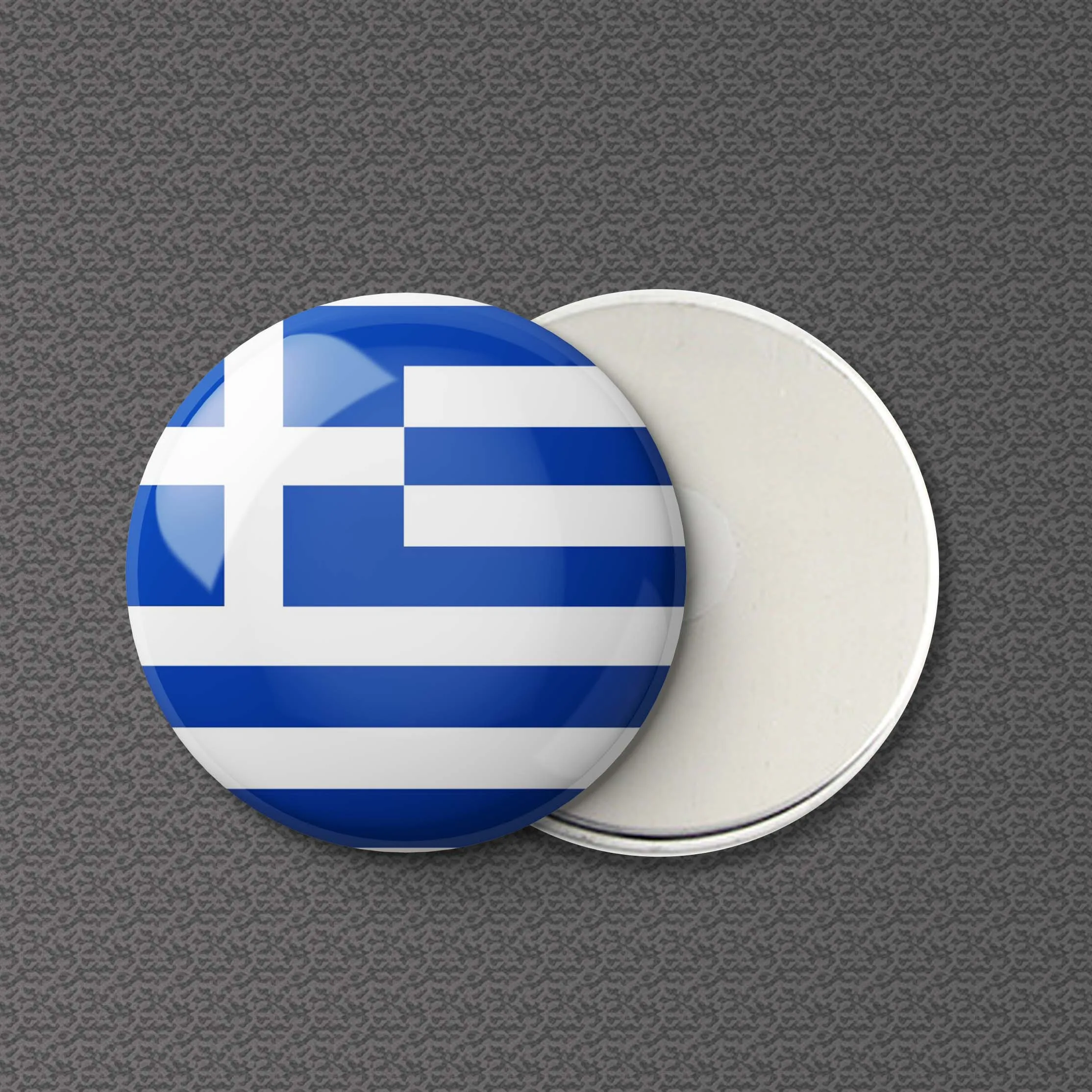 

Греческий флаг, магнитный декор для холодильника, Женская доска, подарок, забавная креативная Модная бижутерия на холодильник, мультяшная металлическая одежда, милая кухня
