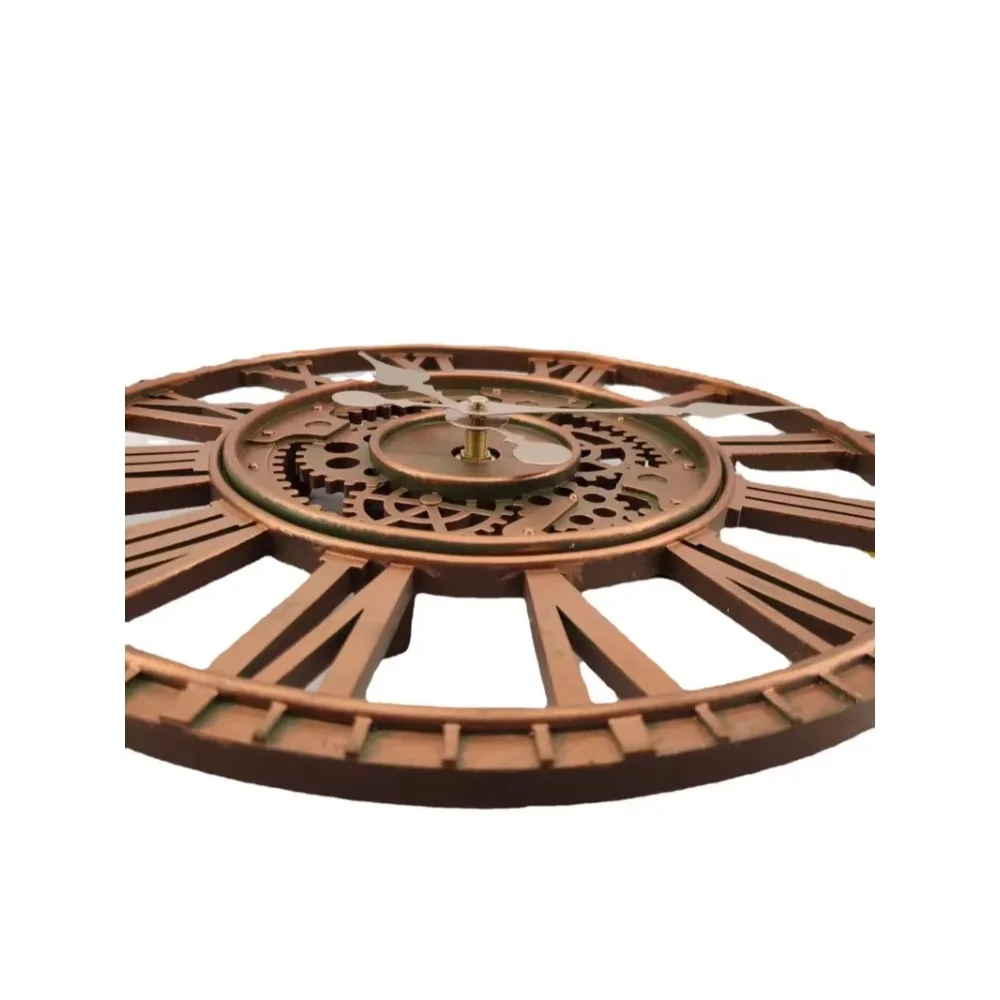 Hot Sale Outdoor Waterproof Creative Gift Home Office Vintage Resin Clock 3