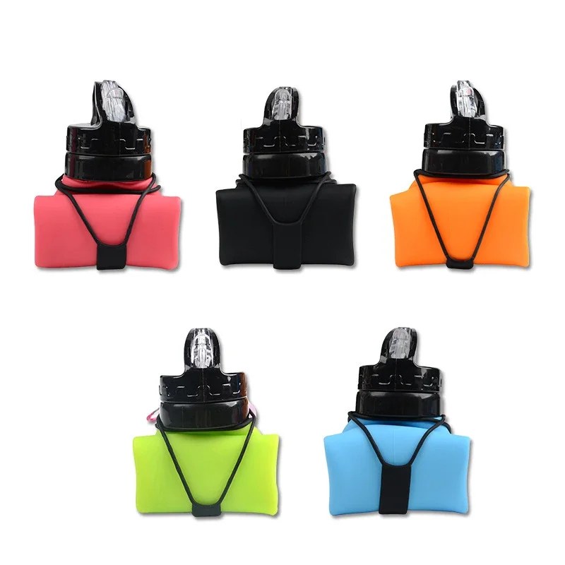 Creative folding Fashion water bottle Leakproof portable water bottle Indoor Travel hiking office camping kettle kid Sport 600ML