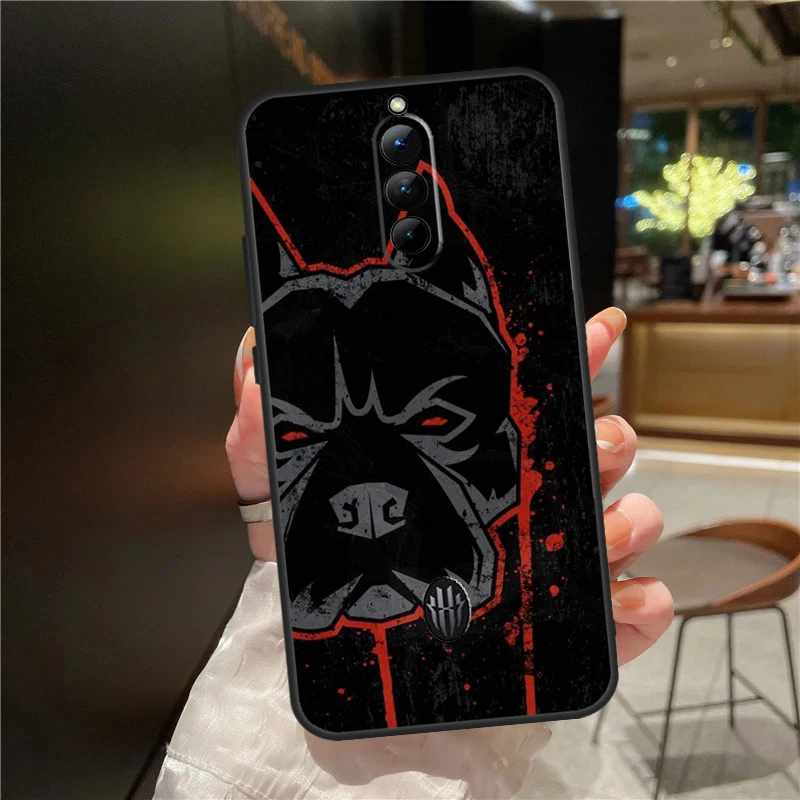 Фото Чехол с рисунком милой собаки питбуля для Nubia Red Magic 9 Pro Plus Red Magic 8 8S Pro Plus чехол 6R 6 7 7S 6S Pro №2