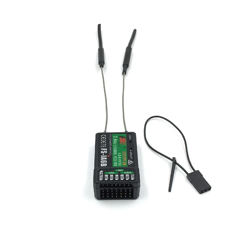 Flysky FS-IA6B Remote Control IA6B Receiver 2.4G 6 Channel FLY SKY Plastic for DIY FPV RC Airplane Quadcopter boat Model
