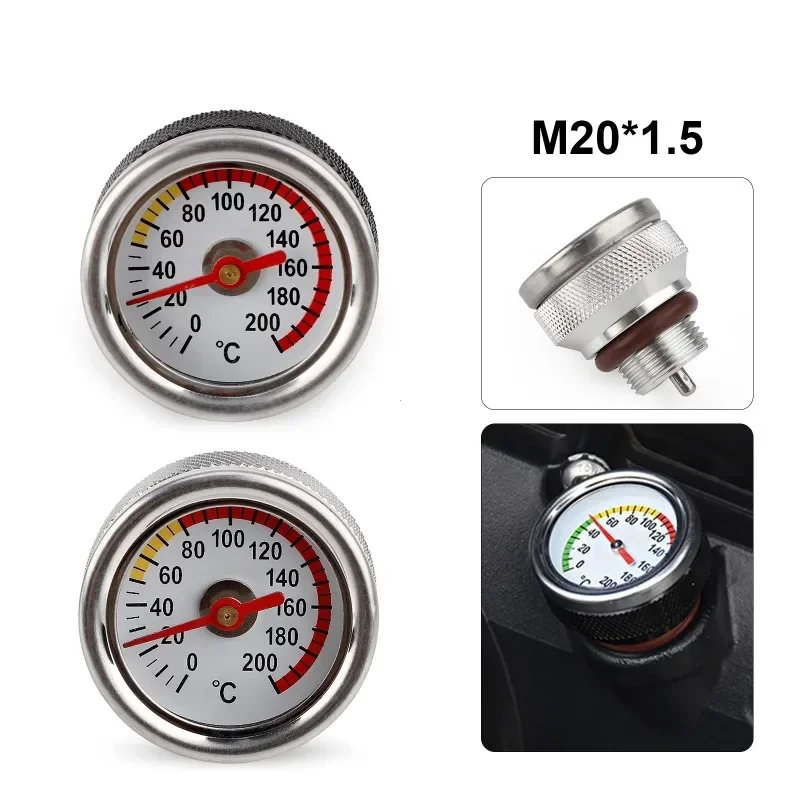 M20x1.5 Motorbike Oil Gauge Oil Temperature Gauge Engine Temperature Accessories Haojue TR300 / Harley-davidson X350 motorcycle oil gauge