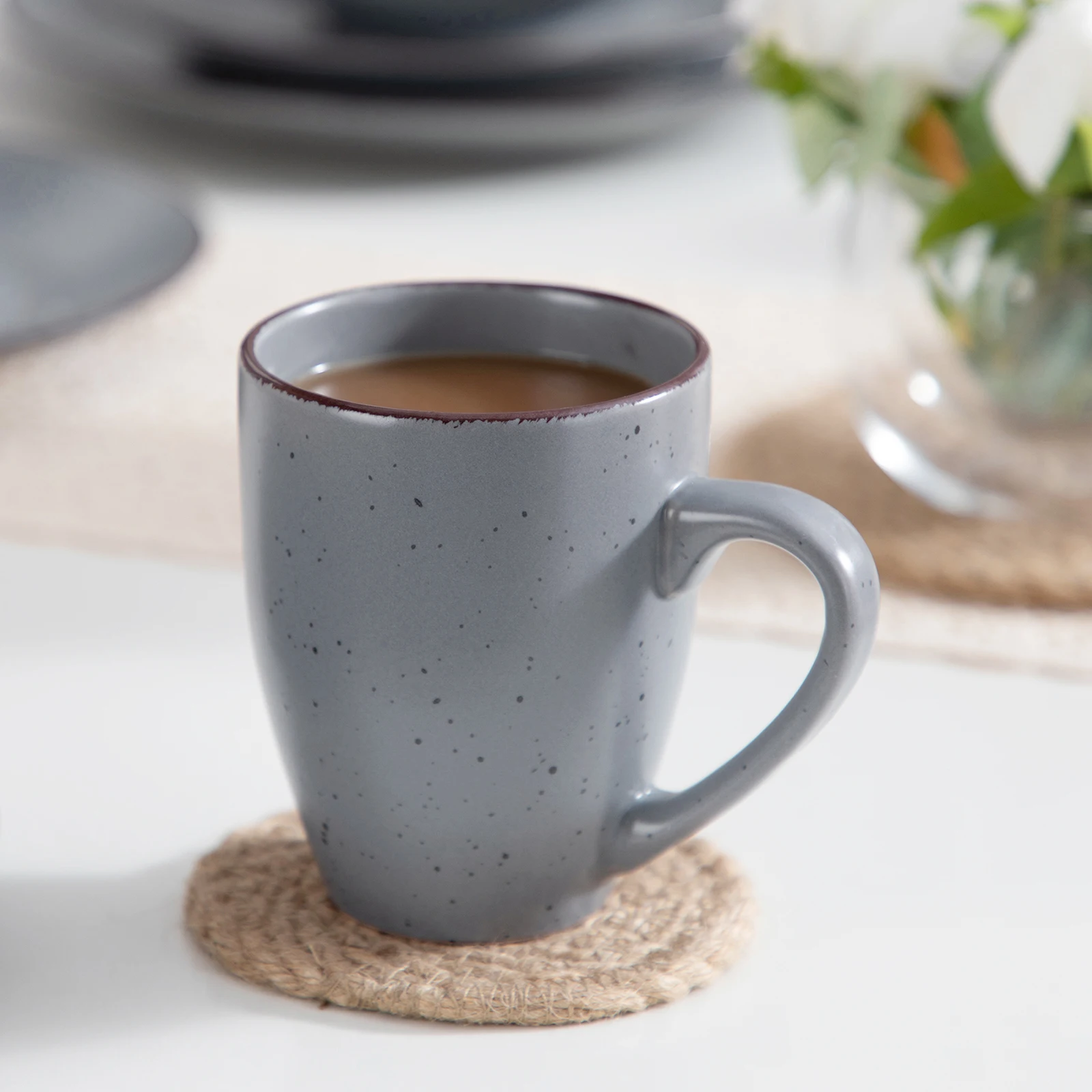 BITZ Espressokopjes, set voor koffie en espresso, aardewerk, 10 cl