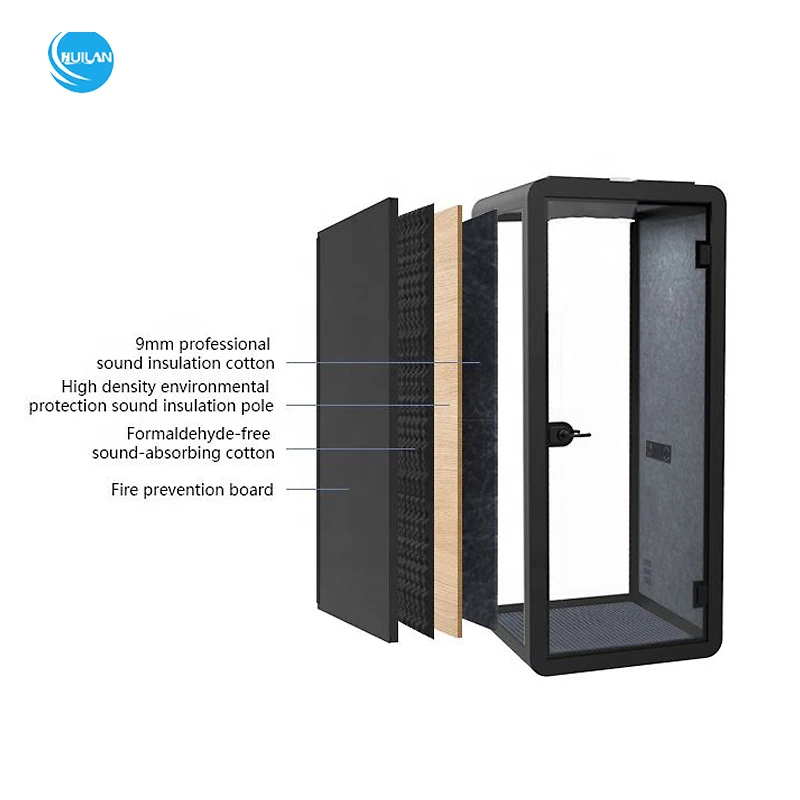 Customized Modular Office Booth Easy Combine Office Work Pod Acoustic Phone Booth