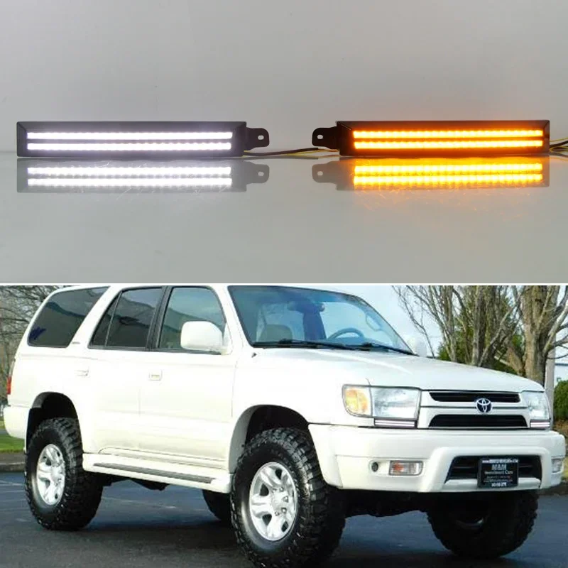 

Динамический поворотный сигнал для Toyota 4runner 1996-2002, водонепроницаемый автомобильный ДХО из АБС-пластика, 12 В