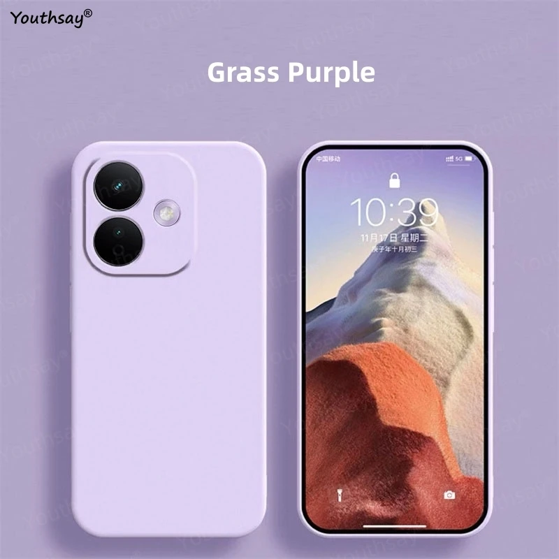 Liquid Silicone Soft TPU Phone Bumper Case Cover - Original Coque