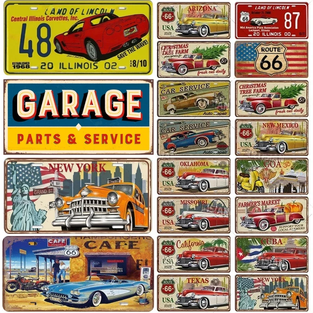 vintage-usa-route-66-illinois-plate-state-number-plate-brand-decorative