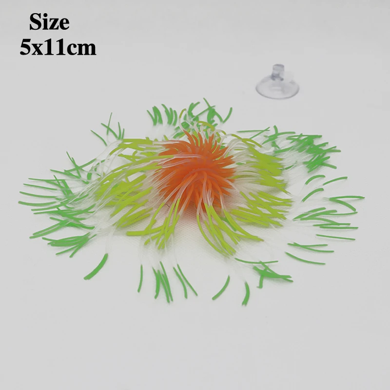 Artificial Silicone Emulation Firework for Underwater World Decoration Aquarium Fish Tank