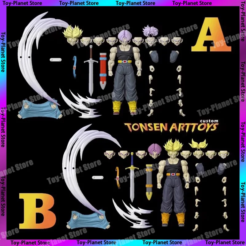 

Tonsenarttoys Dragon Ball S.H.Figuarts SHF Super Saiyan Trunks Vegeta SSJ1 SSJ2 Custom Accessories Kit Anime Action Figures Toys